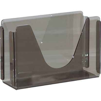 Picture of Georgia-Pacific Countertop C-Fold/M-Fold Paper Towel Dispenser - C Fold, Multifold Dispenser - 7in Height x 11in Width x 4.4in Depth - Plastic - Smoke - Durable, Washable - 6 / Carton