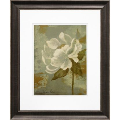 Picture of Timeless Frames Diana Pewter-Framed Floral Artwork, 16in x 20in, Peony Tile II