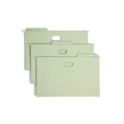 Picture of Smead FasTab Hanging Pockets, Legal Size, Moss, Box Of 9