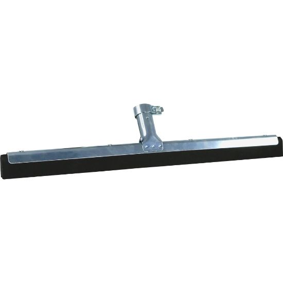 Picture of Unger WaterWand Standard 22in Squeegee Head - 22in Foam Rubber Blade - Disposable, Sturdy - Black, Silver