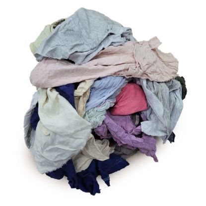 Picture of Pro-Clean Basics T-Shirt Rags, Assorted Sizes, Assorted Colors, 3-Lb Pack