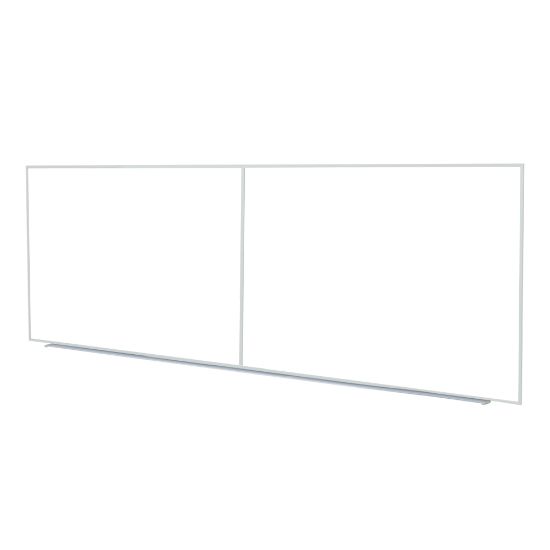 Picture of Ghent M2 Non-Magnetic Dry-Erase Whiteboard, 48-5/8in x 120-5/8in, Satin Aluminum Frame