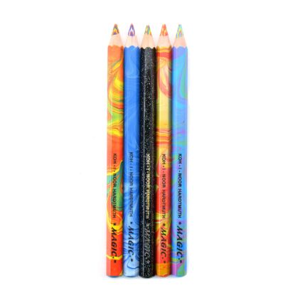 Picture of Koh-I-Noor Magic FX Pencils, Assorted Colors, 5 Pencils Per Set, Pack Of 2 Sets