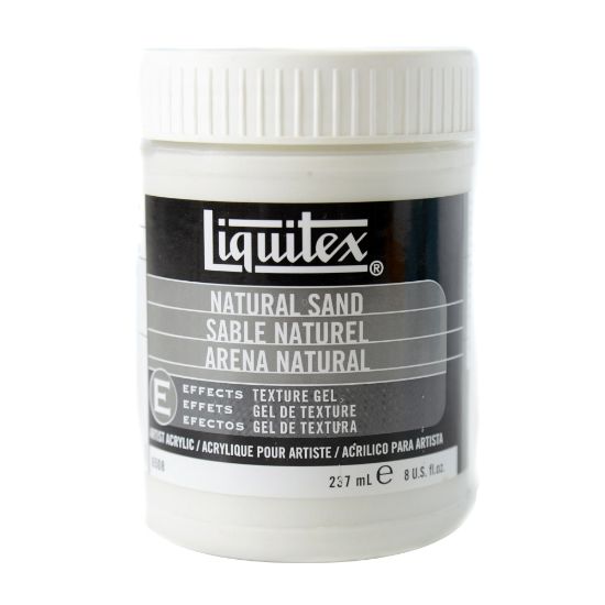 Picture of Liquitex Acrylic Texture Gel Mediums, 8 Oz, Natural Sand, Pack Of 2