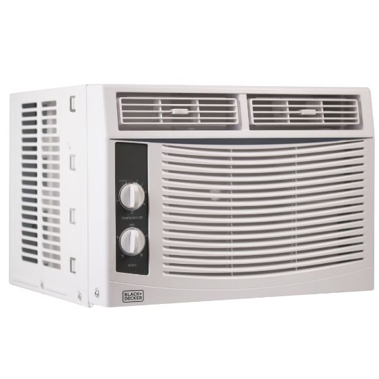 Picture of Black+Decker Mechanical Window Air Conditioner, 5,000 BTU, White