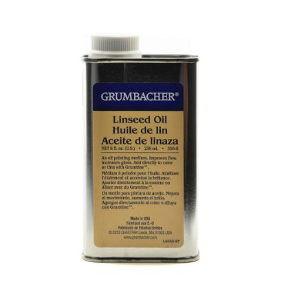 Picture of Grumbacher Linseed Oil, 8 Oz, Pack Of 2