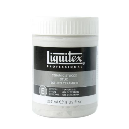 Picture of Liquitex Acrylic Texture Gel Mediums, 8 Oz, Ceramic Stucco, Pack Of 2