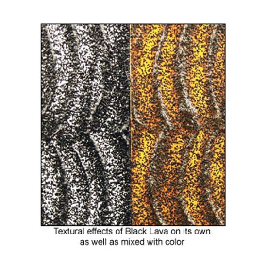 Picture of Liquitex Acrylic Texture Gel Mediums, 8 Oz, Black Lava, Pack Of 2