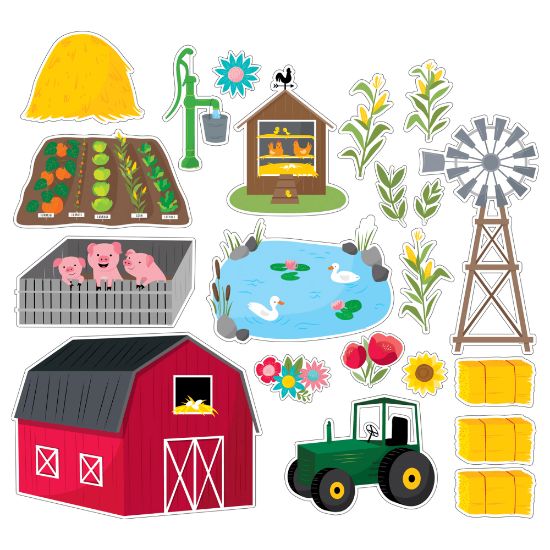 Picture of Creative Teaching Press Farm Friends Farm Fun 21-Piece Bulletin Board Set