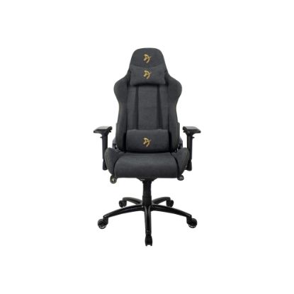 Picture of Arozzi Verona Signature Gaming Chair - For Gaming - Fabric, Metal, Foam - Gold