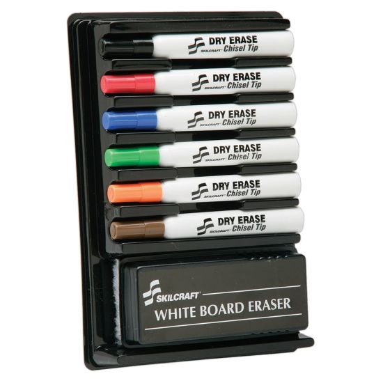 Picture of SKILCRAFT Dry-Erase Marker Kit (AbilityOne 7520-01-352-7321)