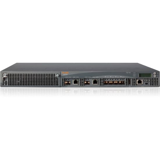 Picture of HPE 7210 Wireless LAN Controller - 2 x Network (RJ-45) - 10 Gigabit Ethernet - Rack-mountable, Desktop, Wall Mountable