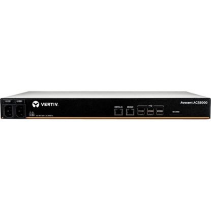 Picture of Vertiv Avocent ACS8000 Serial Console - 16 port Console Server | Dual AC - Advanced Serial Console Server | Remote Console | In-band and Out-of-band Connectivity | 16 port rs232 terminal | Dual AC power | 2-Year Full Coverage Factory Warranty