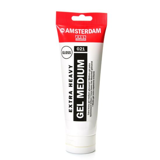 Picture of Amsterdam Acrylic Mediums, Extra-Heavy Gel, Glossy, 250 mL, Pack Of 2