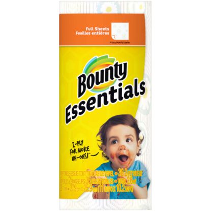 Picture of Bounty Essentials Printed 2-Ply Paper Towels, Roll Of 36 Sheets