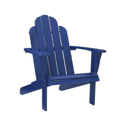 Picture of Linon Troy Adirondack Outdoor Chair, Blue