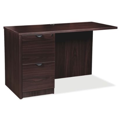 Picture of Lorell Prominence 2.0 48inW Left Desk Return, Espresso