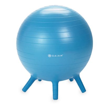 Picture of Gaiam Kids Stay-N-Play Inflatable Ball Chair, Blue