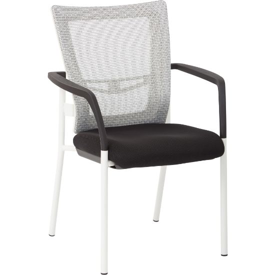 Picture of Office Star Low-Back Mesh Visitors Chair, Black