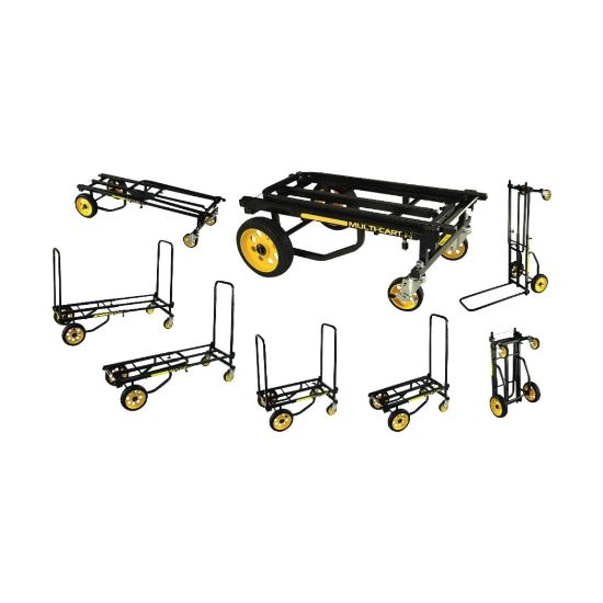 Picture of Advantus Multi-Cart 8-in-1 Cart, 500 Lb Capacity, Black/Yellow