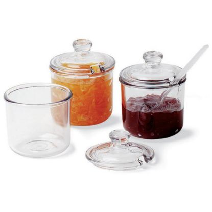 Picture of Cambro Camwear Condiment Jar, 8 Oz, Clear