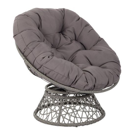 Picture of Office Star Papasan Chairs, Gray/Gray