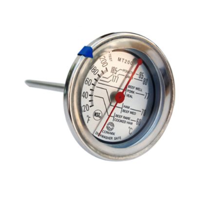 Picture of Comark Meat Thermometer, 2 3/4in Dial, Silver