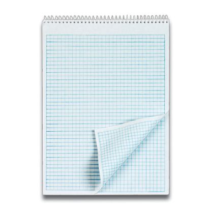 Picture of TOPS Docket Wirebound Quadrille Pad, 8 1/2in x 11in, 35 Sheets, White