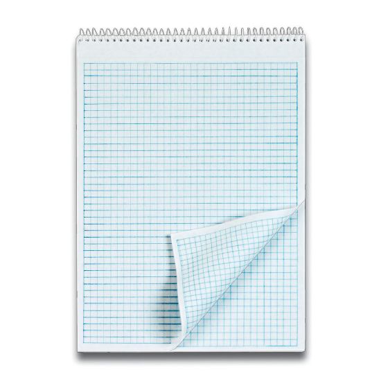 Picture of TOPS Docket Wirebound Quadrille Pad, 8 1/2in x 11in, 35 Sheets, White