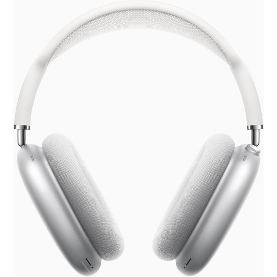 Picture of Apple AirPods Max Headset - Stereo - Lightning Connector - Wired/Wireless - Bluetooth - Over-the-head - Binaural - Circumaural - Noise Canceling - Silver