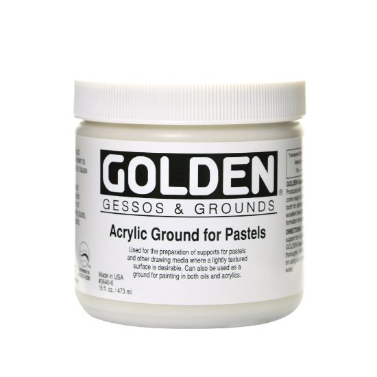 Picture of Golden Acrylic Ground For Pastels, 16 Oz