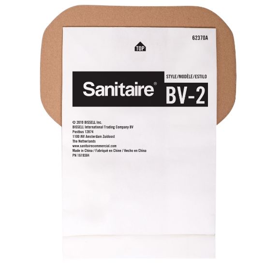 Picture of Sanitaire BV-2 Premium Paper Vacuum Bags, 6-Quart, White, Pack Of 5 Bags