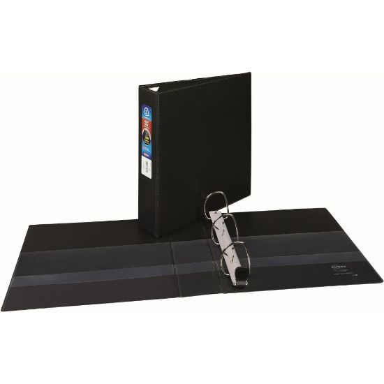 Picture of Avery Heavy-Duty 3-Ring Binder With Locking One-Touch EZD Rings, 2in D-Rings, Black