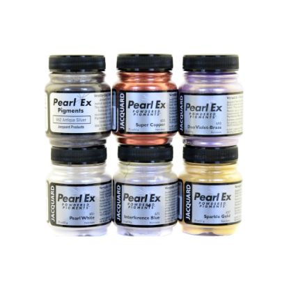 Picture of Jacquard Pearl Ex Powdered Pigments, Assorted, Set Of 6