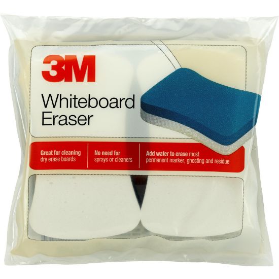 Picture of 3M Whiteboard Erasers, 3in x 5in, Pack Of 2 Erasers