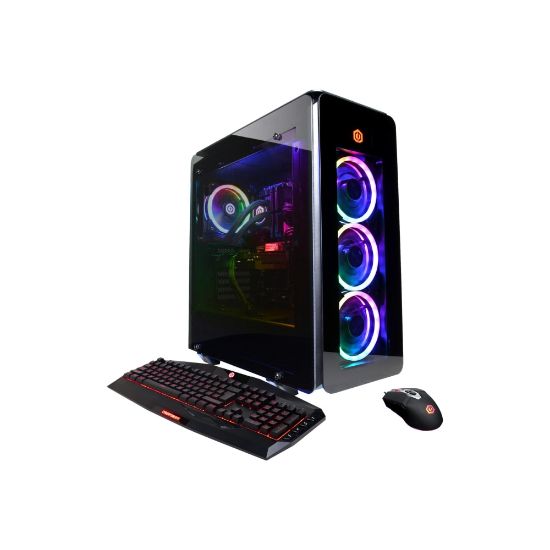 Picture of CyberPowerPC Gamer Supreme Liquid Cool SLC10880 - Mid tower - Ryzen 9 5900X / up to 4.8 GHz - RAM 32 GB - SSD 1 TB - NVMe, HDD 3 TB - Radeon RX 6700 XT - Gigabit Ethernet - 802.11a/b/g/n/ac - Win 10 Home 64-bit - monitor: none - black