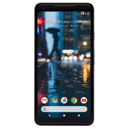 Picture of Google Pixel 2 XL Cell Phone, 128GB, Just Black, PGN100017