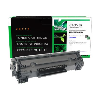 Picture of West Point Remanufactured Black High Yield Toner Cartridge Replacement For HP 78A, CE278A