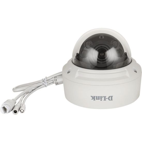 Picture of D-Link Vigilance DCS-4618EK 8 Megapixel HD Network Camera - Dome - 98.43 ft - H.265, H.264, MJPEG - 3840 x 2160 - 3.30 mm Varifocal Lens - 3.6x Optical - 20 fps - CMOS - Vandal Resistant