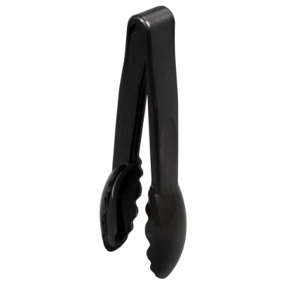 Picture of Cambro Plastic Tongs, Scallop Grip, 6in, Black, Pack Of 12 Tongs