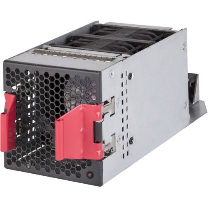 Picture of HPE 5930-4Slot Front (Port Side) to Back (Power Side) Airflow Fan Tray - 2 Fan - Front to Back Air Discharge Pattern - Black, Silver