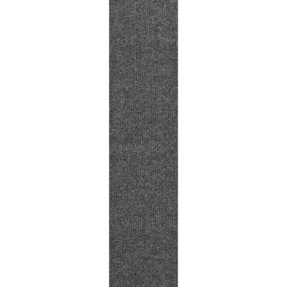 Picture of Foss Floors Edge Peel & Stick Carpet Planks, 9in x 36in, Sky Gray, Set Of 16 Planks