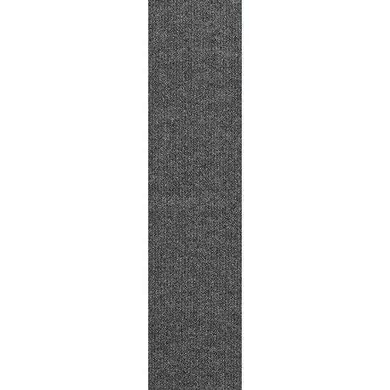 Picture of Foss Floors Edge Peel & Stick Carpet Planks, 9in x 36in, Sky Gray, Set Of 16 Planks