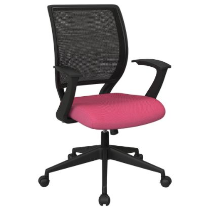 Picture of Office Star Work Smart Mesh Task Chair, Pink/Black