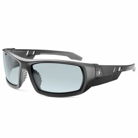 Picture of Ergodyne Skullerz Safety Glasses, Odin, Anti-Fog, Matte Black Frame, Indoor/Outdoor Lens