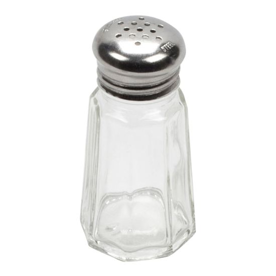 Picture of American Metalcraft Mushroom-Capped Salt/Pepper Shaker, 1 Oz, Clear