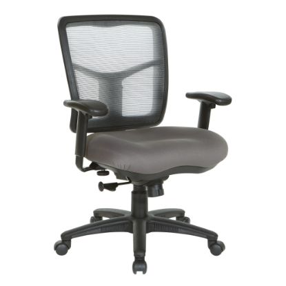 Picture of Office Star Pro-Line II Air Mist Ergonomic Mesh Mid-Back Manager Chair, Gray