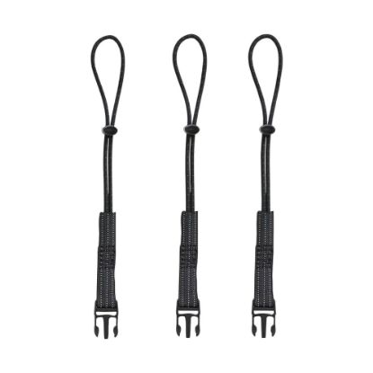 Picture of Ergodyne Squids 3103 Tool Tail Detachable Loops, Black, 3 Loops Per Bag, Pack Of 6 Bags