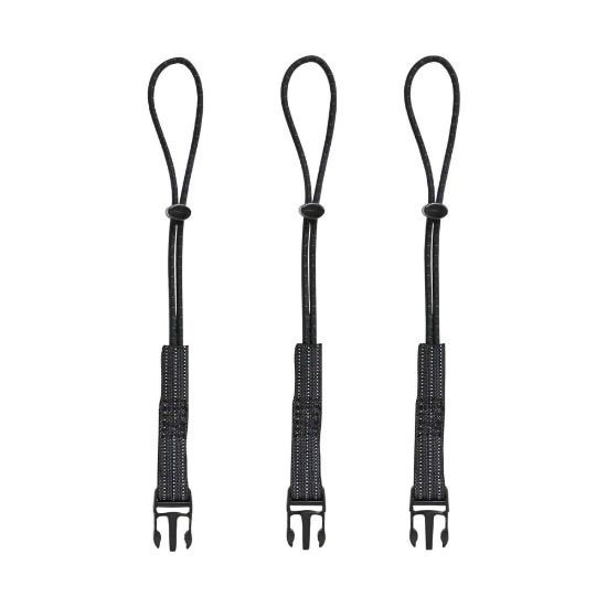 Picture of Ergodyne Squids 3103 Tool Tail Detachable Loops, Black, 3 Loops Per Bag, Pack Of 6 Bags