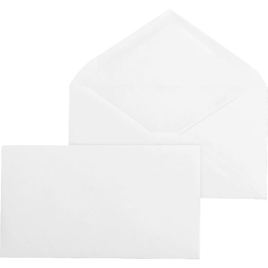 Picture of Business Source Diagonal Seam No. 9 Envelopes - Business - #9 - 3 7/8in Width x 8 7/8in Length - 24 lb - Gummed - Wove - 500 / Box - White